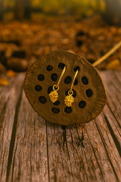 Pinecone Jewelry Set In Porcelain Pinecone Jewelry Box