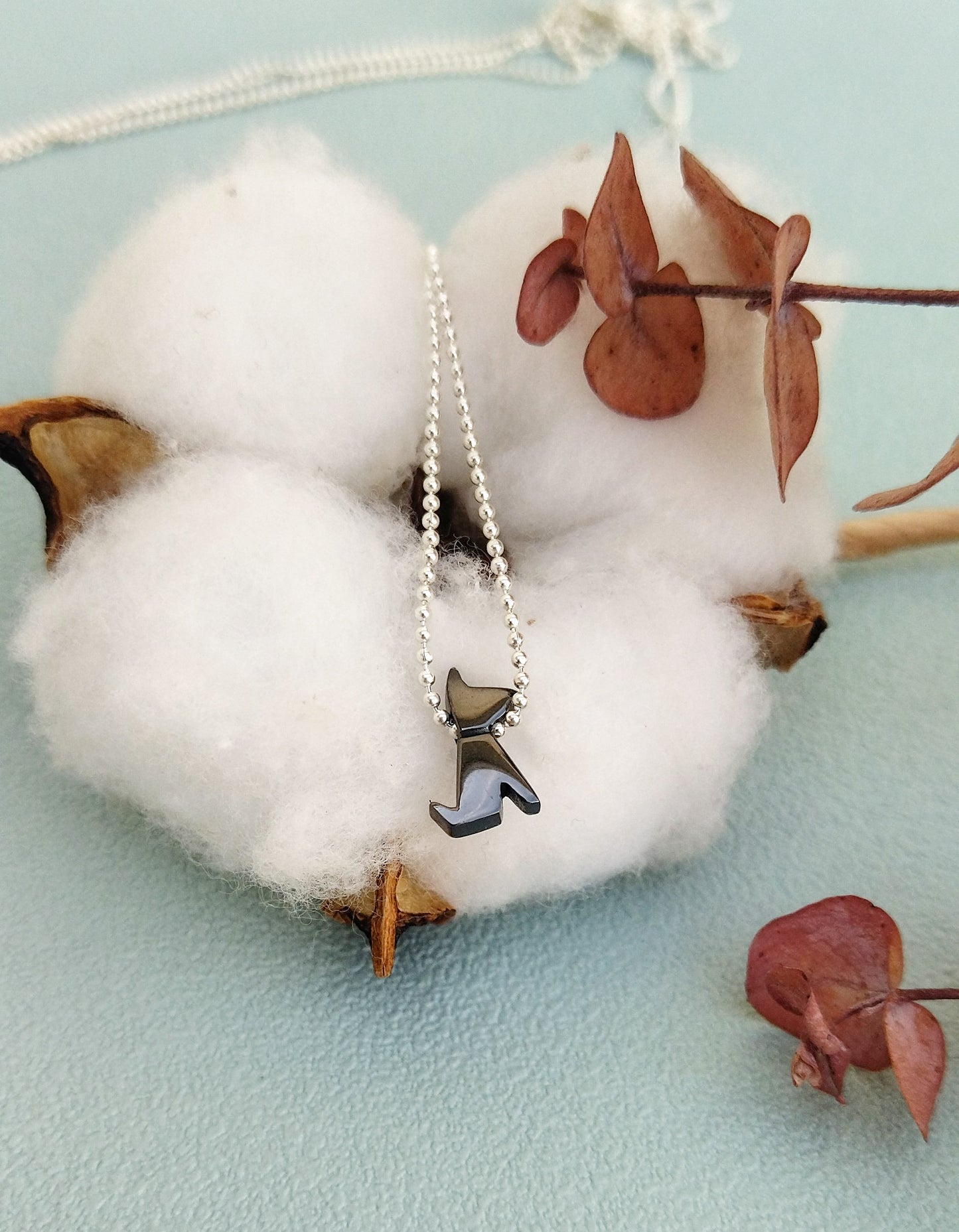 Sterling Silver Puppy Charm Necklace