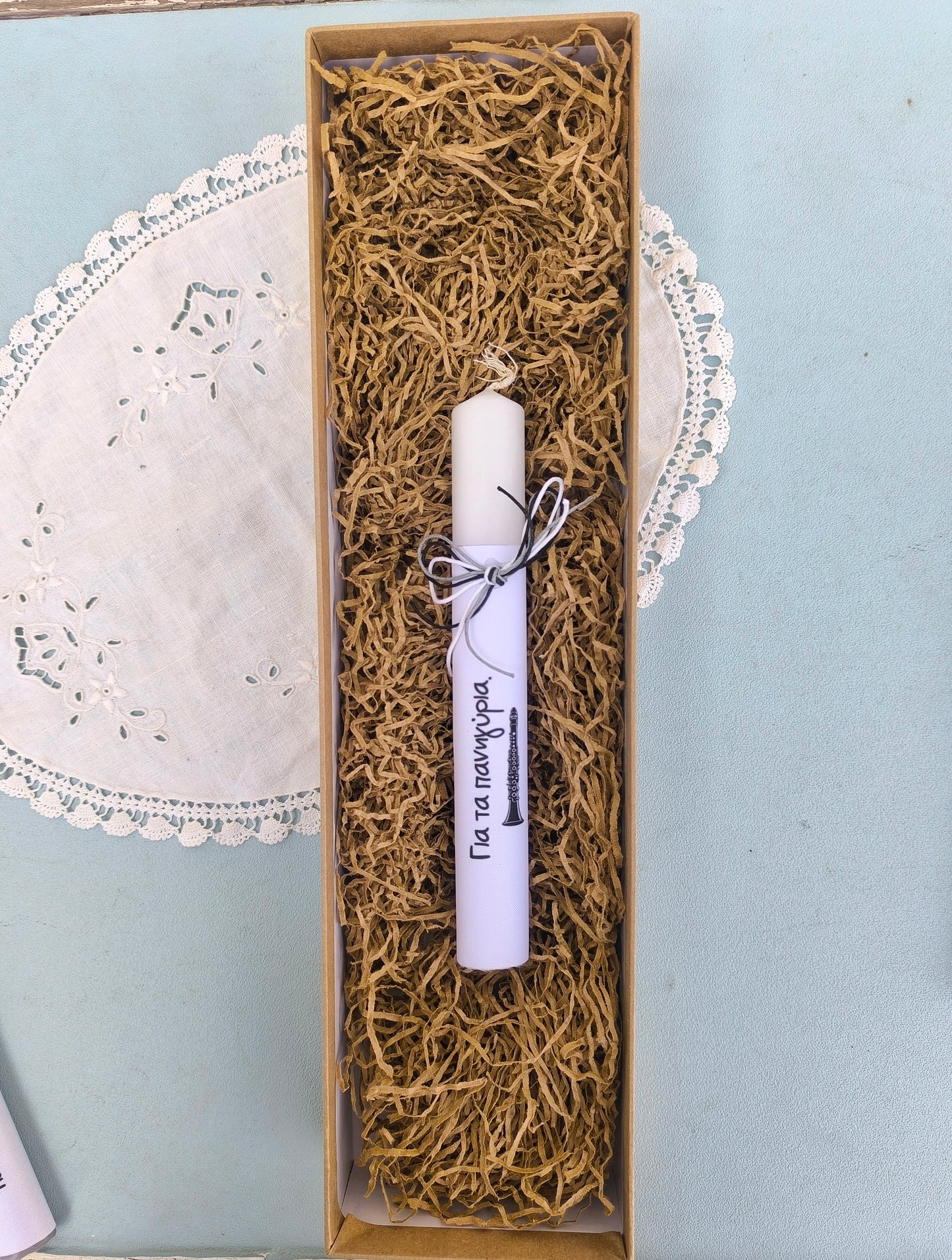 Humorous Easter Candle "Για τα πανηγύρια"