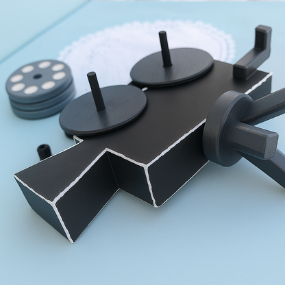 Vintage Film Movie Camera Coasters Holder with Set of 4 Ceramic Film Coasters, Filmmaker Gift Idea