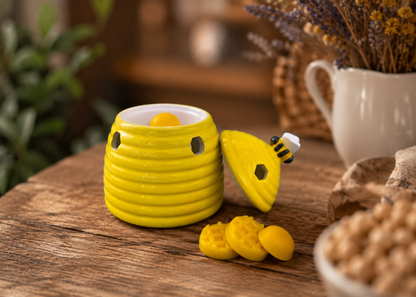 Beehive Wax Melt Burner And Soy Wax Melts Gift Box, Essential Oils Diffuser, Cute Bee Gifts For Nature Lover