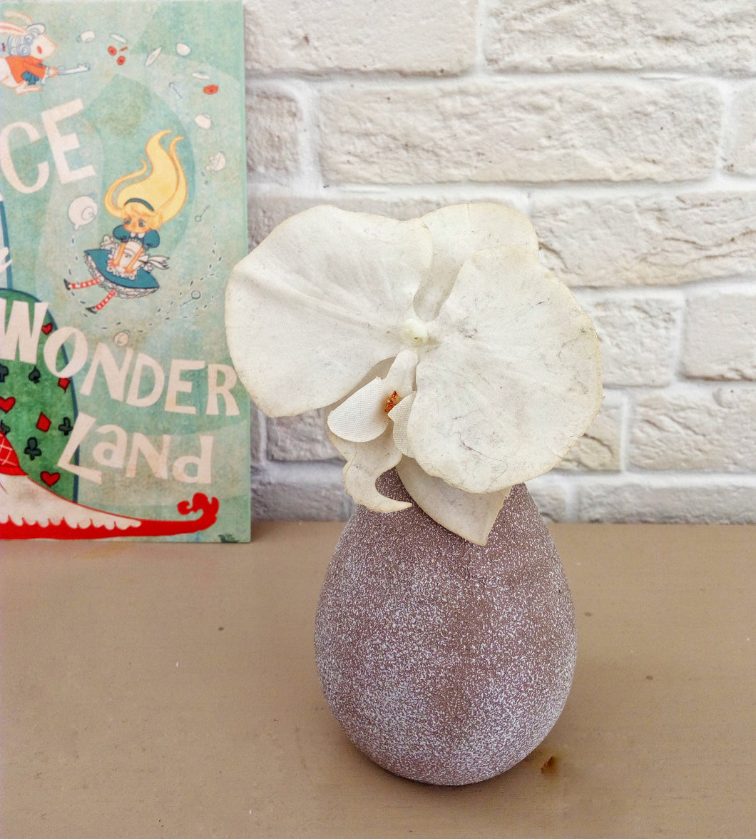 Ceramic Bud Vase In Beige Or Gray, Modern Flower Vase, Housewarming Gift For Women