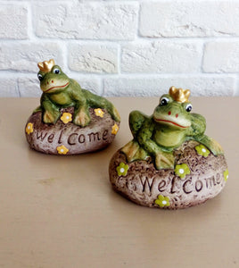 Ceramic Welcome Home Gift, Prince Frog Figurine