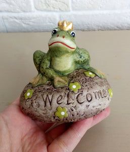 Ceramic Welcome Home Gift, Prince Frog Figurine