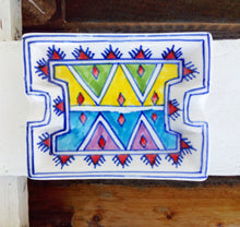 Load image into Gallery viewer, Small Ashtray With Mexican Tiles Design, Ceramic Ashtray
