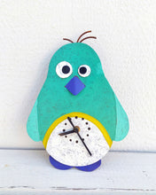 Load image into Gallery viewer, Penguin Metal Wall Clock, Pendulum Clock For Zoo Animals Nursery
