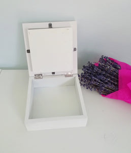 Vintage Style Wooden Sewing Box, Needles Storage, Gift For Mom, Nan, Aunt