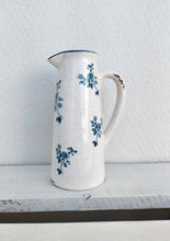 Load image into Gallery viewer, Small Ceramic Pitcher With Roses Theme, Ceramic Flower Jug
