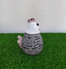 Load image into Gallery viewer, Cute Chicken Figurine From Reclaimed Wood, Easter Decoration, Farm Animals Nursery Decor
