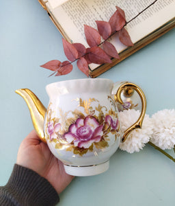 Vintage Ceramic Teapot Candle