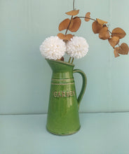 Load image into Gallery viewer, Green Ceramic Pitcher, Ceramic Watering Can, Gift For Gardener
