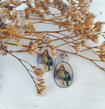 Load image into Gallery viewer, Snowdrop Flower Fairy Earrings, Fantasy Jewellery, January Birth Flower Gift For Her
