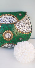 Load image into Gallery viewer, Indian Clutch Purse With Mosaic Tiles From Natural Stones
