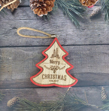 Load image into Gallery viewer, Merry Christmas Wood Ornament

