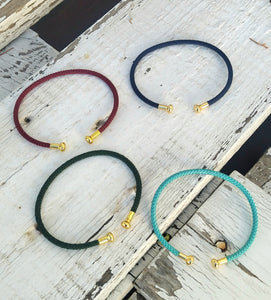 Geometric Enamel Bangle Bracelet, Customized Bracelet Gift For Best Friend, Choose Your Color