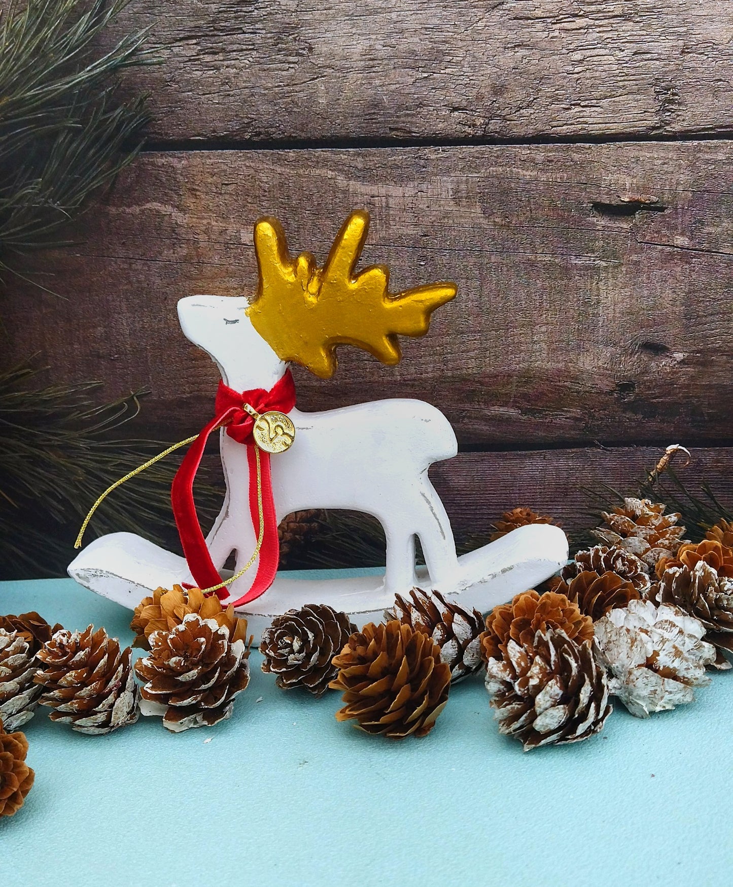 Ceramic Reindeer Lucky Home Charm For 2024