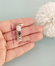 Load image into Gallery viewer, Wish Box Necklace, Sterling Silver Locket Necklace With Secret Message
