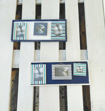 Load image into Gallery viewer, Reclaimed Wood Frame For 3 Photos, Beach Farmhouse Frame For Ultra Sound

