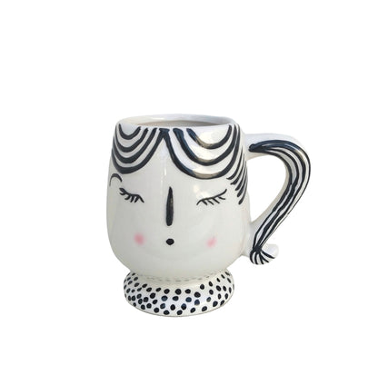 Handmade Ceramic Girl Mug