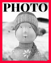 Load image into Gallery viewer, Ceramic Bust Statue With Beanie Girl
