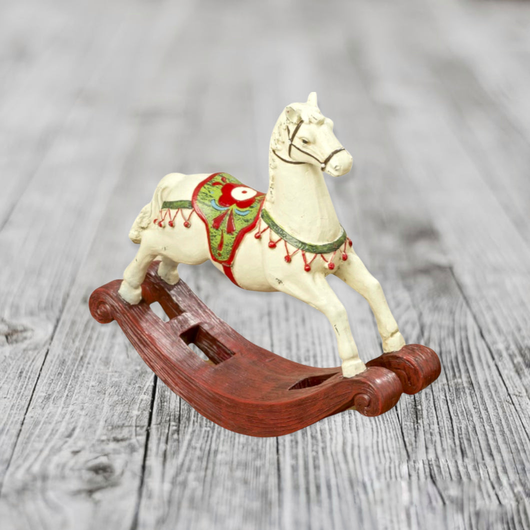 Rocking Horse, Circus Theme Nursery Decor, Nostalgic Home Gifts