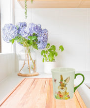 Load image into Gallery viewer, Large Ceramic Bunny Coffee Mug
