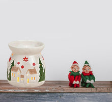 Load image into Gallery viewer, Christmas Ceramic Oil Burner, Wax Tart Melter
