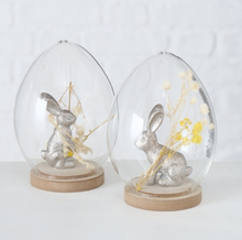 Load image into Gallery viewer, Mini Diorama With Bunny Ornament And Dried Flowers

