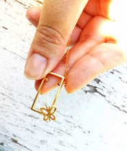 Load image into Gallery viewer, Butterfly Necklace, 18k Gold Plated Small Butterfly Charm Necklace
