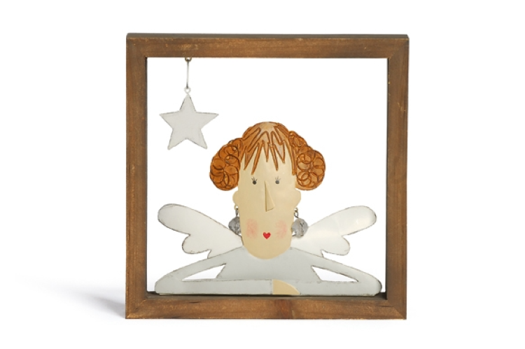 Christmas Guardian Angel Figurine For Nursery Decor