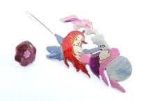 Load image into Gallery viewer, Silver Mismatched Earrings, Fairy Earrings
