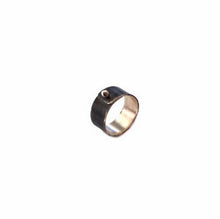 Load image into Gallery viewer, Oxidized Silver Band Ring Size 9, Unisex Black Ring
