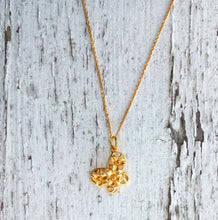 Load image into Gallery viewer, Gold Butterfly Necklace, Gold Plated Silver Butterfly Charm Necklace
