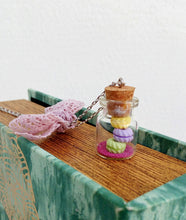 Load image into Gallery viewer, Cookie Necklace, Cute Miniature Jewelry, Tiny Candy Gift For Baker
