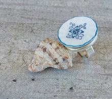 Load image into Gallery viewer, Blue And White Porcelain Ring, Blue Delft Jewelry
