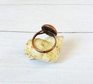 Rabbit Ring, Adjustable Anthropomorphic Art Ring, Hare Lover Gift